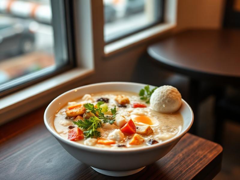 Porridge + Puffs, a Chinese restaurant in Chinatown, Los Angeles