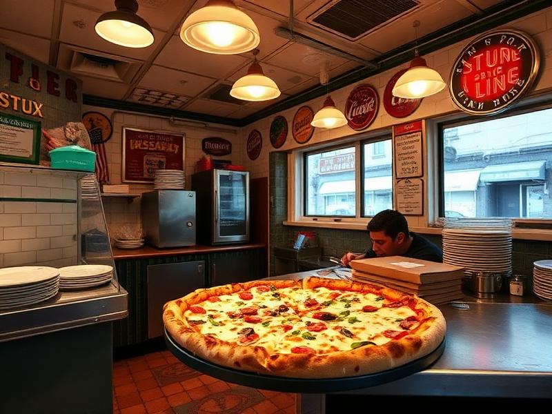 Di Fara Pizza, a Pizza restaurant in Midwood, Brooklyn, New York