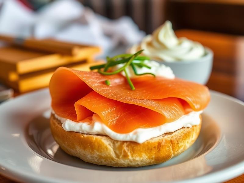 Russ & Daughters Cafe, a Jewish Deli restaurant in Lower East Side, New York